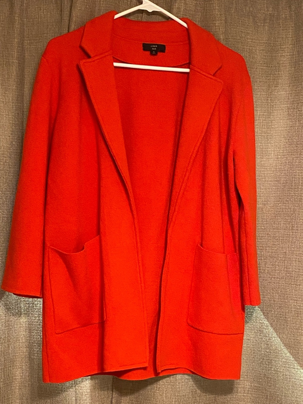J. Crew 365 Textured Open-Front Knit blazer